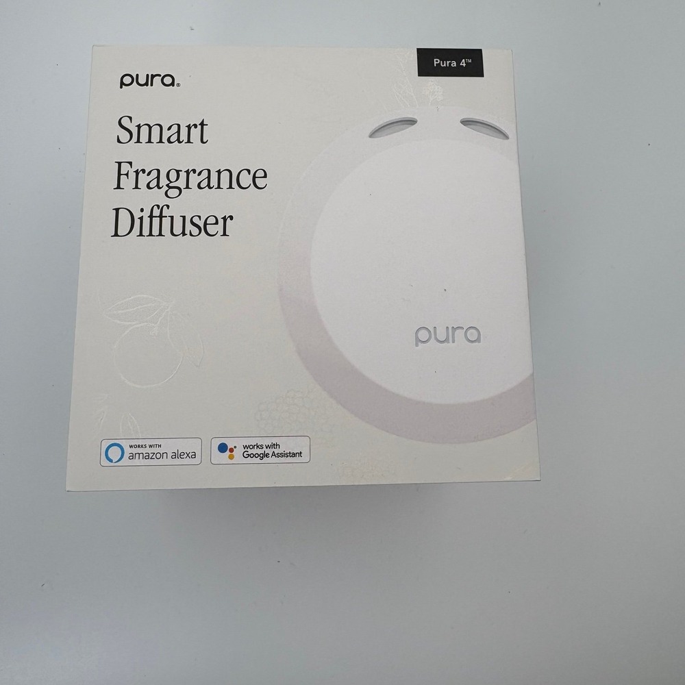 Pura 4 Smart Fragrance Diffuser New Open Box w/ 2 Refills‎ Lavender Yuzu Citron